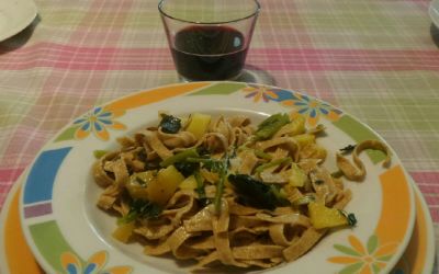 LE TAGLIATELLE CON BROCCOLO FIOLARO DI ANTONELLA